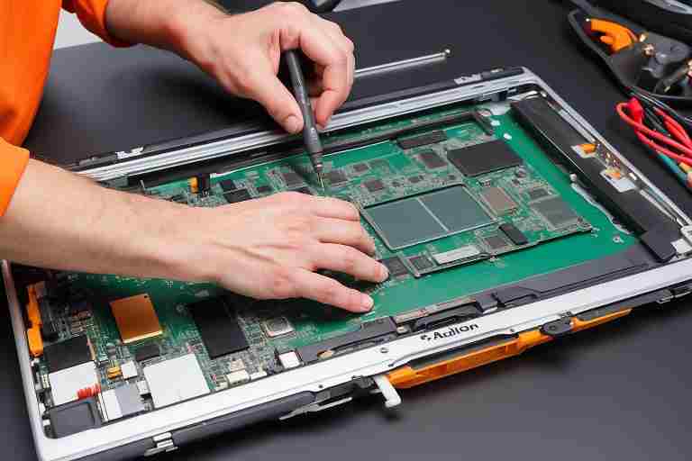 ¿Cómo reparar la pantalla rota en un Medion Akoya P15645?